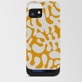 White Matisse cut outs seaweed pattern 18 iPhone Card Case