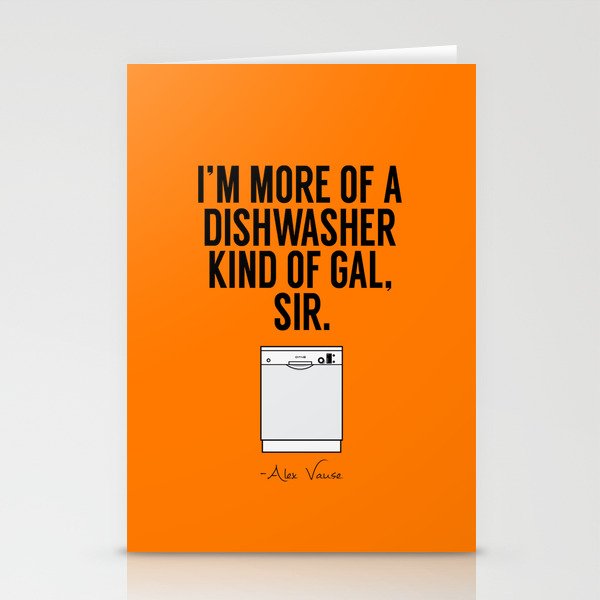 A Dishwasher Kind of Gal (3) Stationery Cards