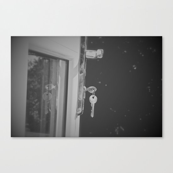 Don't Forget to Lock the Door Canvas Print