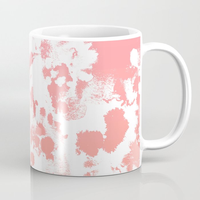 Breah - ombre peach pastel pink glow gender neutral baby nursery office decor Coffee Mug