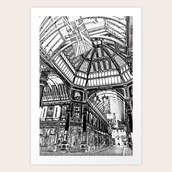 Leadenhall Market London Art Print
