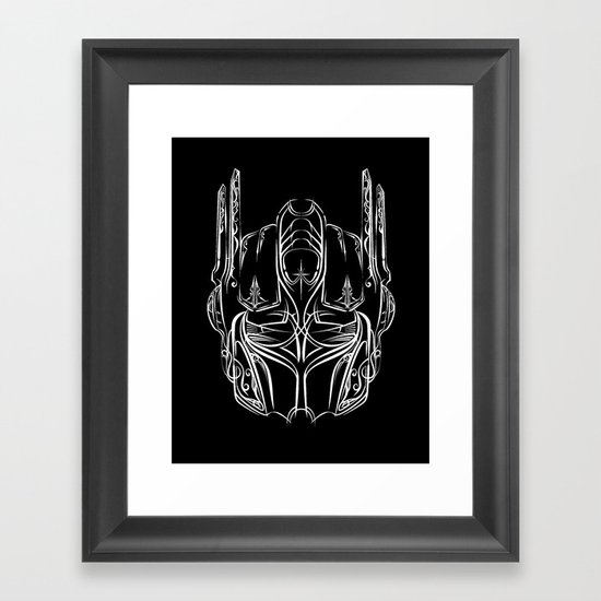 Pinstripe Prime Framed Art Print