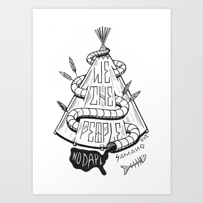 We The People Nodapl Art Print By Raulsamano Society6