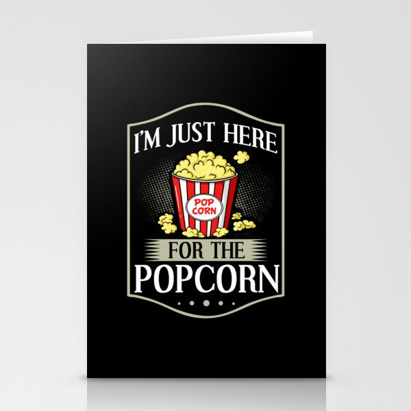Popcorn Machine Movie Snack Maker Stationery Cards