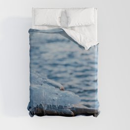 Icy Cliff Duvet Cover