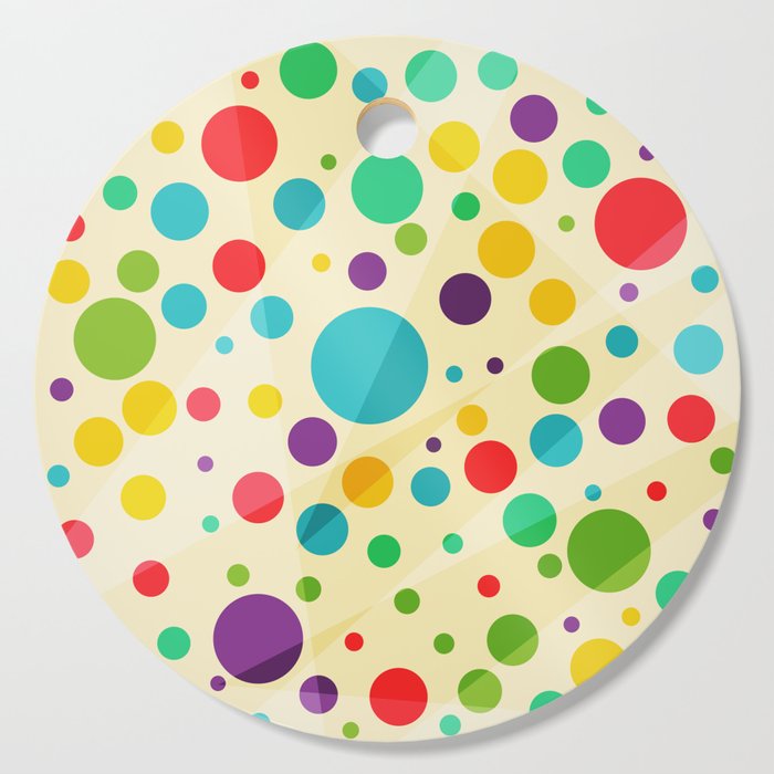 Colorful Dots Cutting Board