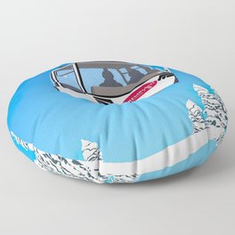 Mont - Tremblant Ski Floor Pillow