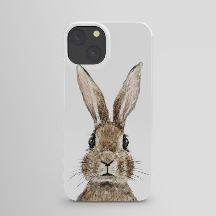 cute innocent rabbit iPhone Case