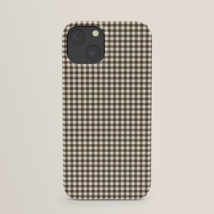 brown gingham