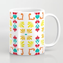 Orange 3, Framed Talavera Flower Coffee Mug