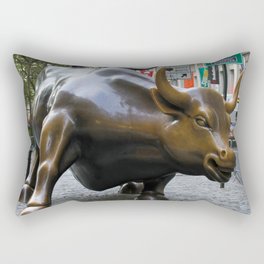 Wall Street Bull Rectangular Pillow