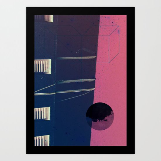 upside world Art Print
