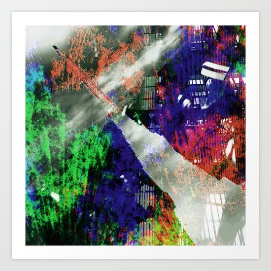 fissure disguised as fixture Art Print
