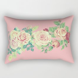 retro-floral  Rectangular Pillow