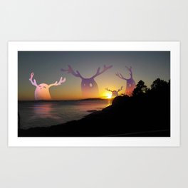 Galician beach Art Print | Flordetoxo, Nature, Digitalmanipulation, Photo, Illustration, Magic, Other, Digital, Creatures, Fantasy 