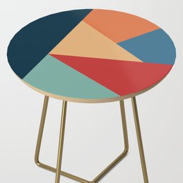 Colorful geometric shapes 5 Side Table