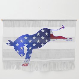 Democrat Donkey Flag Wall Hanging