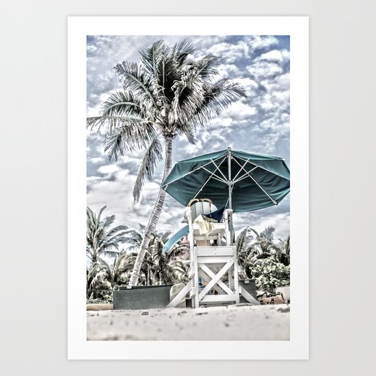 The Lifeguard Sanctuary Art Print
