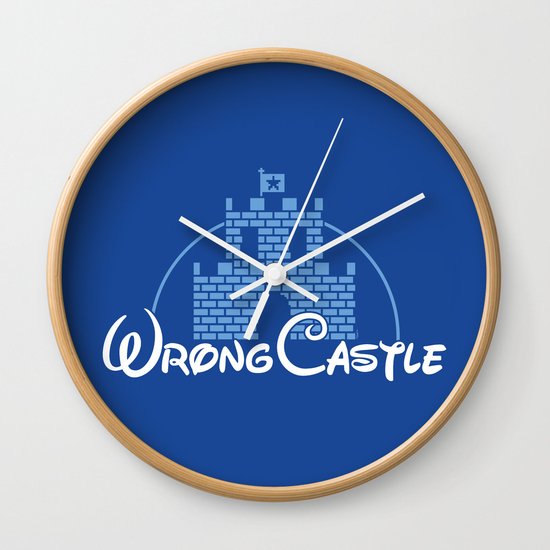 Wrong Castle Wall Clock