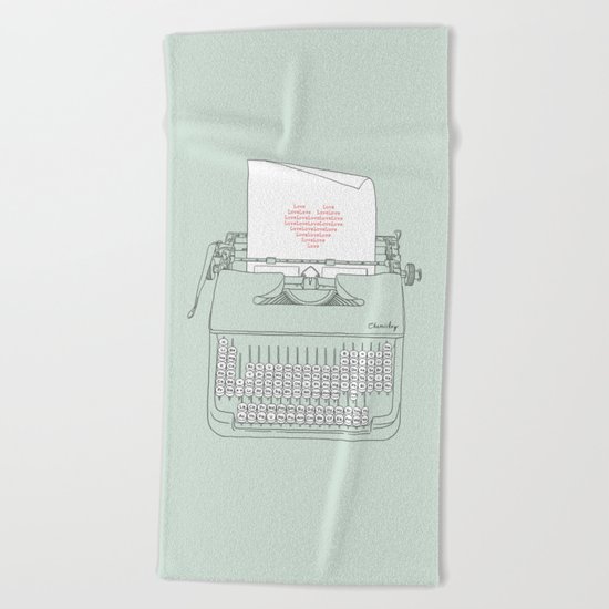 The Chemistry of Love Beach Towel
