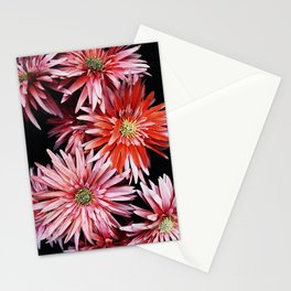Pink Floral Stationery Card