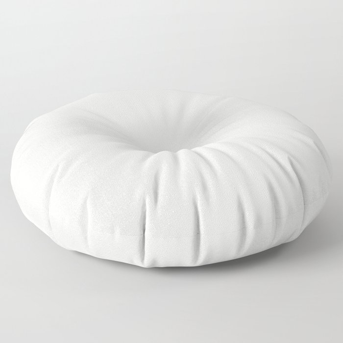 Snowy White Christmas Floor Pillow