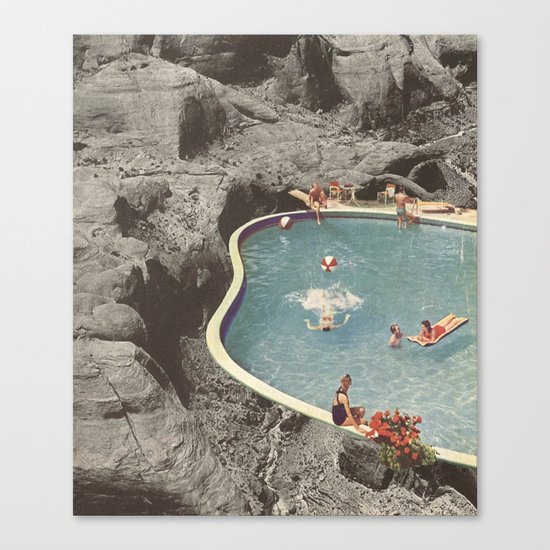 is this the place that they call paradise? Canvas Print