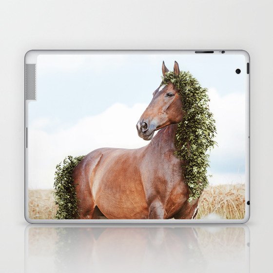 Spring Horse - Growing and Blooming Laptop & iPad Skin