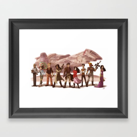 Serenity Now Framed Art Print