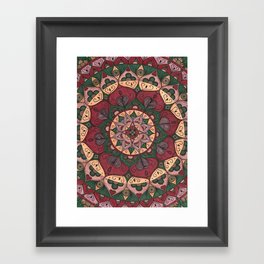Love Mandala Framed Art Print