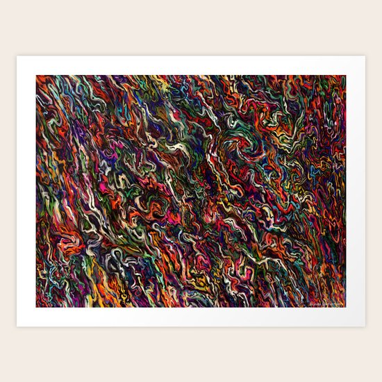 Fiber Madness Art Print