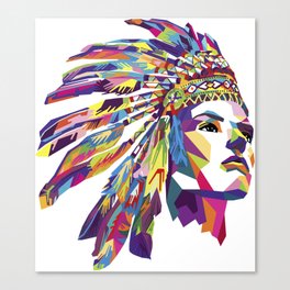 Apache Canvas Print