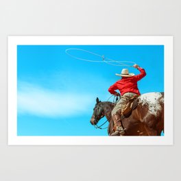 Cowboy Sky Art Print