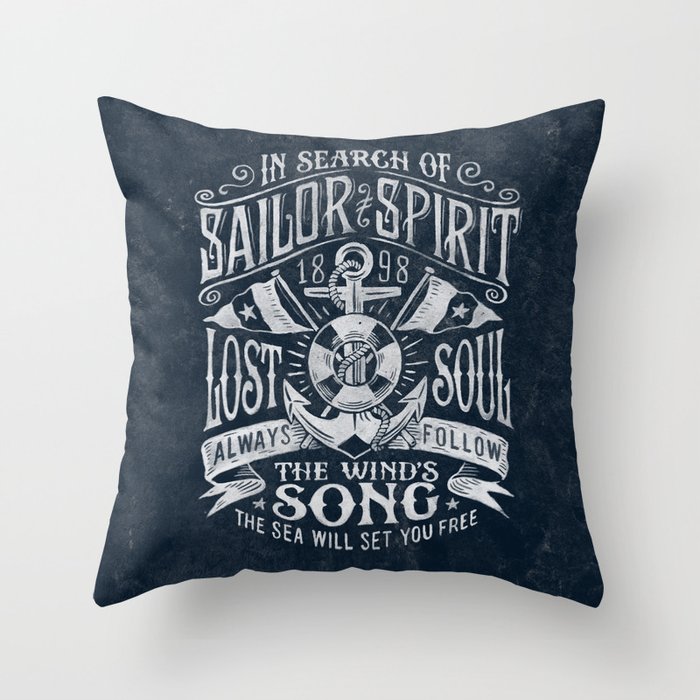 Sailor Spirit Throw Pillow