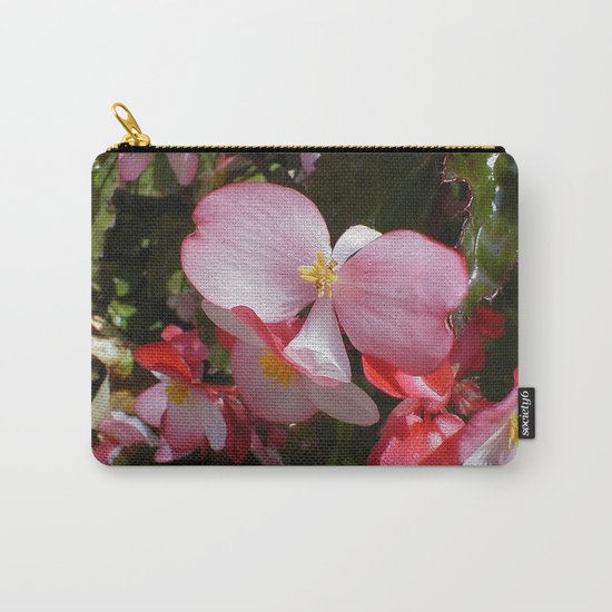 Begonia in the Rose Garden Carry-All Pouch