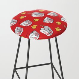 Chinese takeout - red Bar Stool