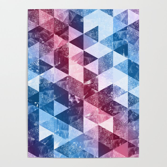Abstract Geometric Background #8 Poster