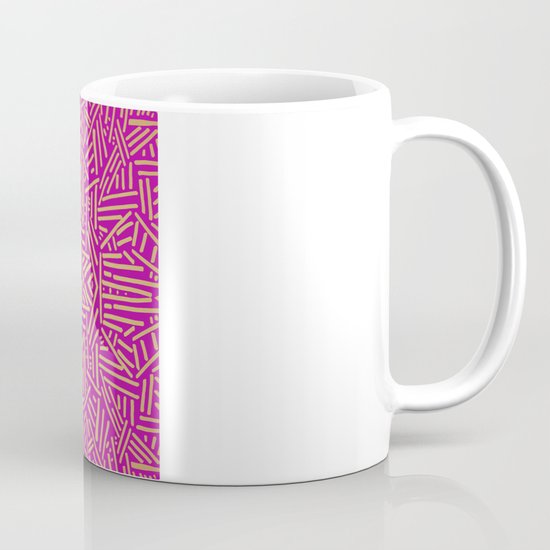Radiate (Yellow/Ochre Raspberry) Coffee Mug