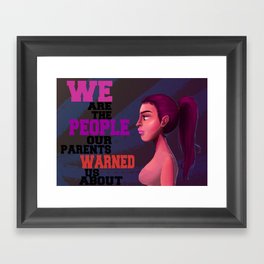 We the people.. Framed Art Print