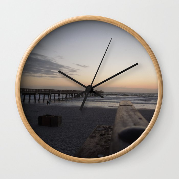 Beach Sunrise Wall Clock