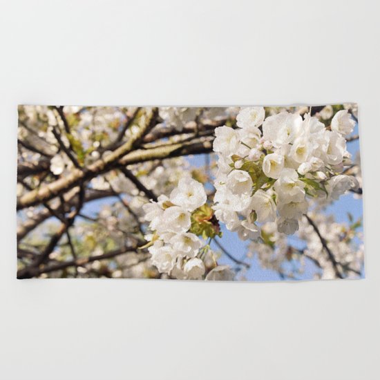 Hello Spring #3 Beach Towel