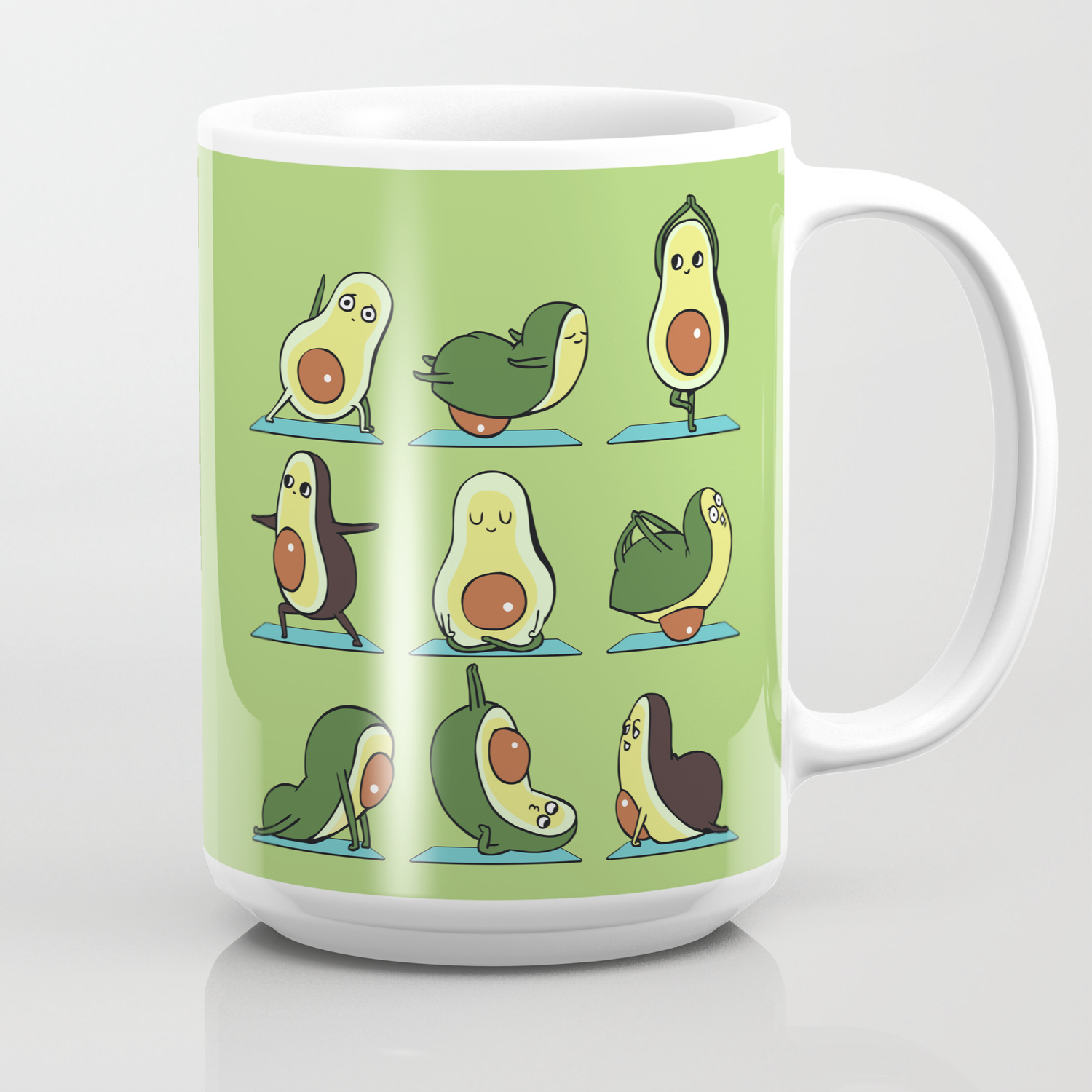 yoga coffee mug