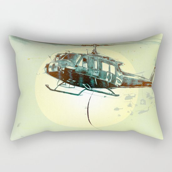 Glue Network Print Series "Emergency Relief" Rectangular Pillow