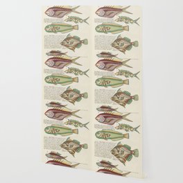 vintage fish Wallpaper