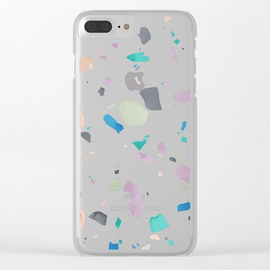 Terrazzo 2 Clear iPhone Case