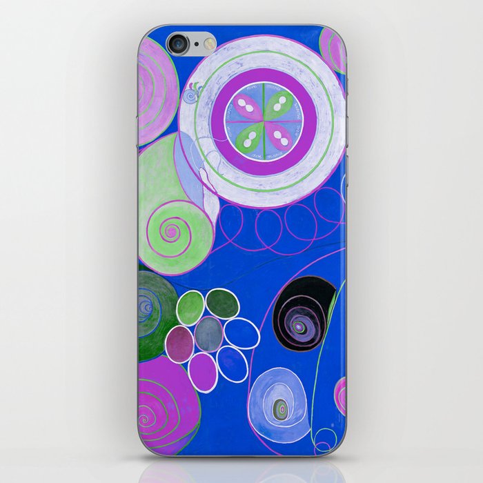 The Ten Largest, Group IV, No.4, Dark Blue by Hilma af Klint iPhone Skin