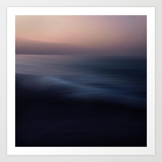 Seascape blue Art Print