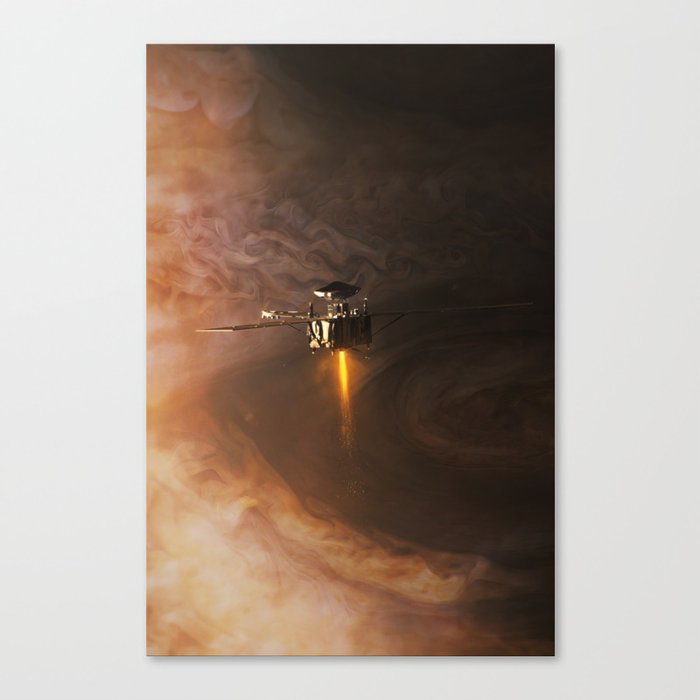 Juno - Orbit Insertion Burn Canvas Print
