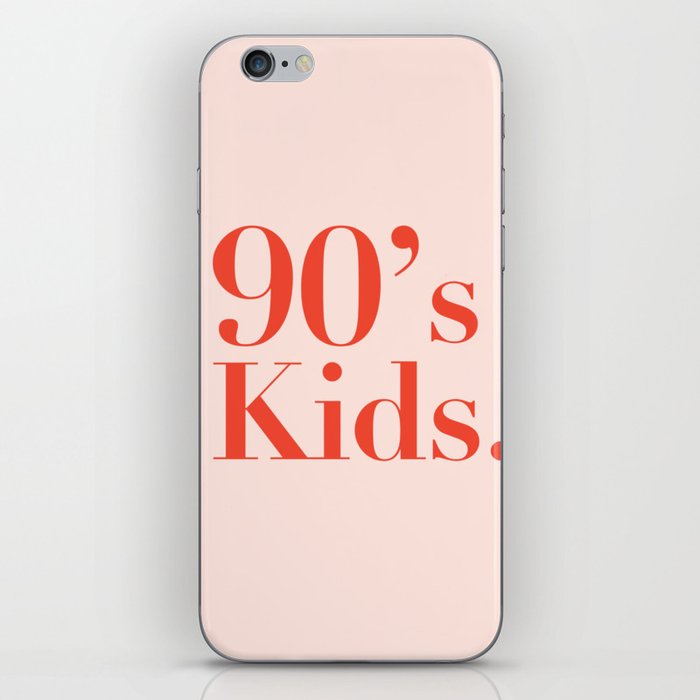 90’s kids iPhone Skin