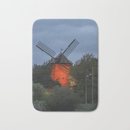 Stockholm windmill Bath Mat